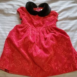 6-12 mo NWOT Gymboree beautiful burgundy red dress